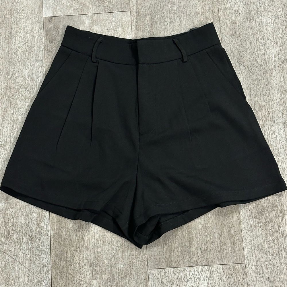 Black High Waisted Papermoon Shorts